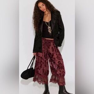 NWT Free People Forever Young Burnout Bloomers Pants